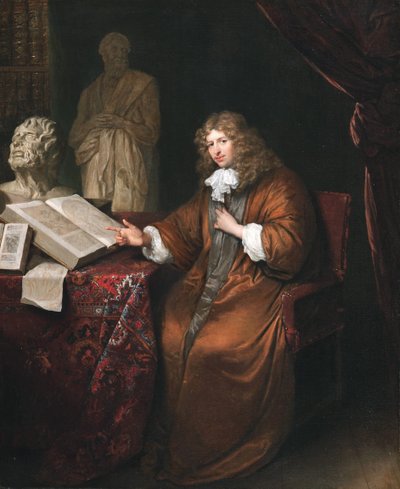 Portrait of Abraham van Lennep by Caspar Netscher